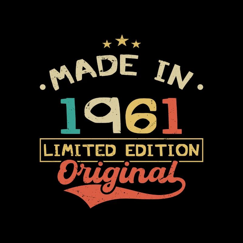 Made in 1961 | Limited Edition 1961 | Original