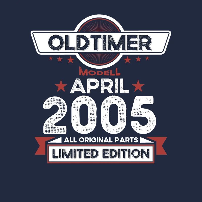 18th birthday man Oldtimer April vintage 2005