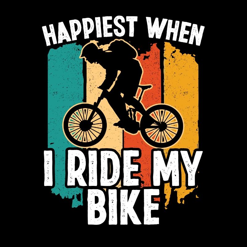 Le plus heureux quand je fais du vélo