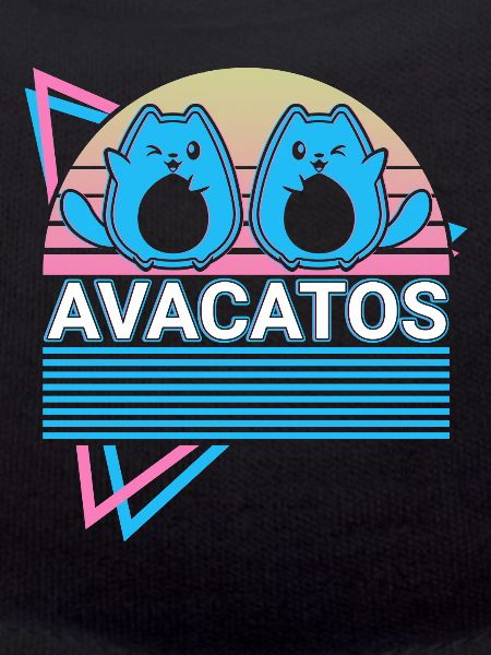 Funny Cat Retro Avocado