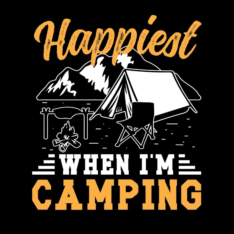 Le plus heureux quand je suis en camping