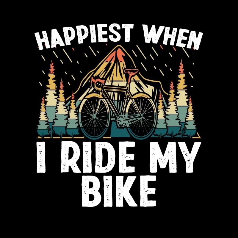 Le plus heureux quand je fais du vélo