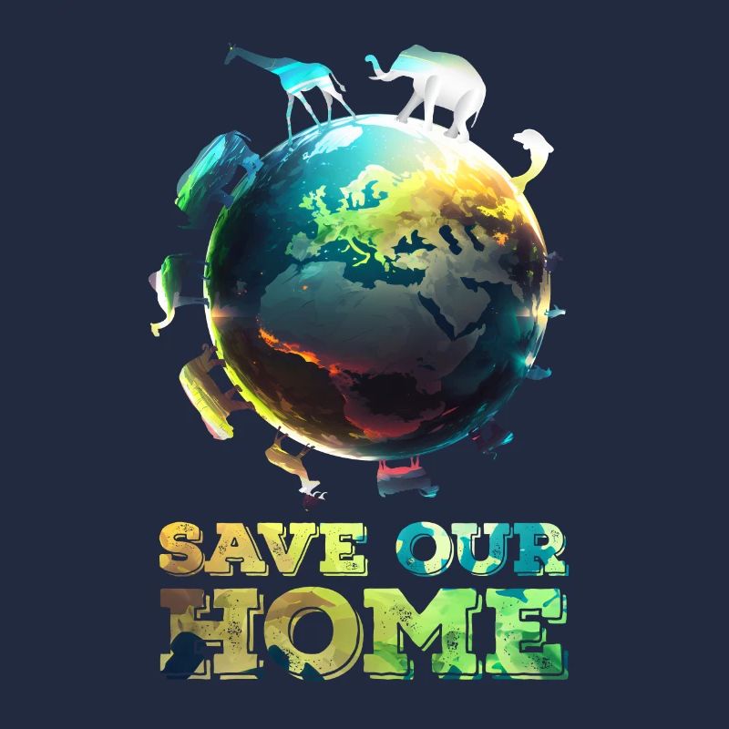 Save our home Planet Save the Earth Conservation