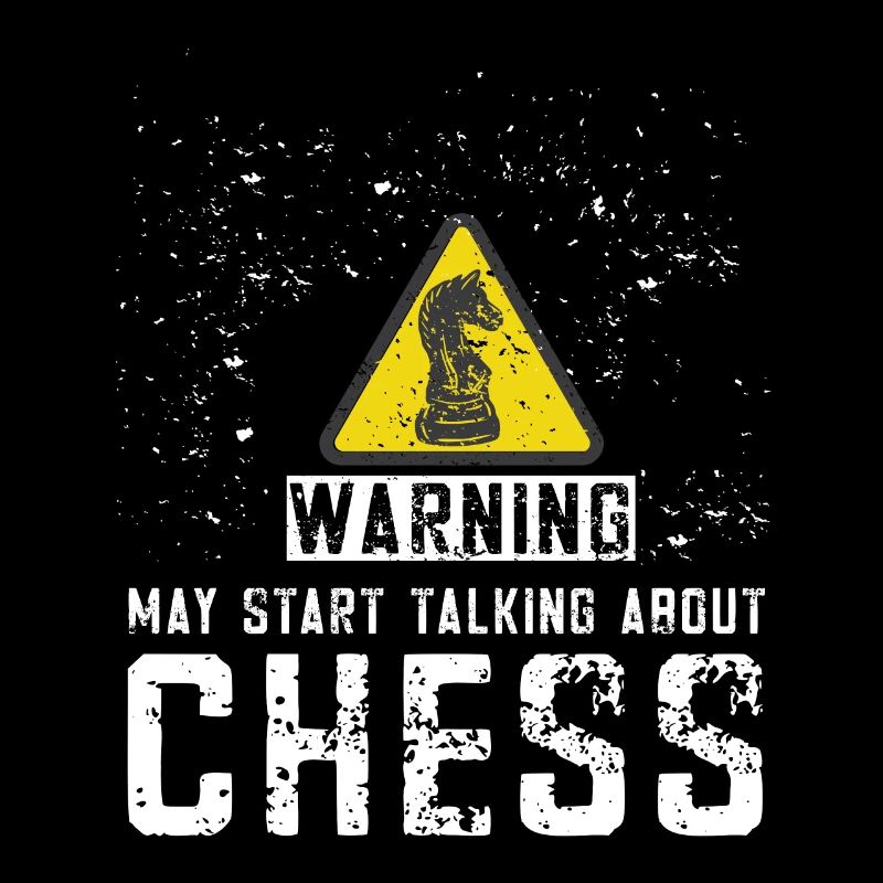 Lusitger Schachspieler Spruch I Schach