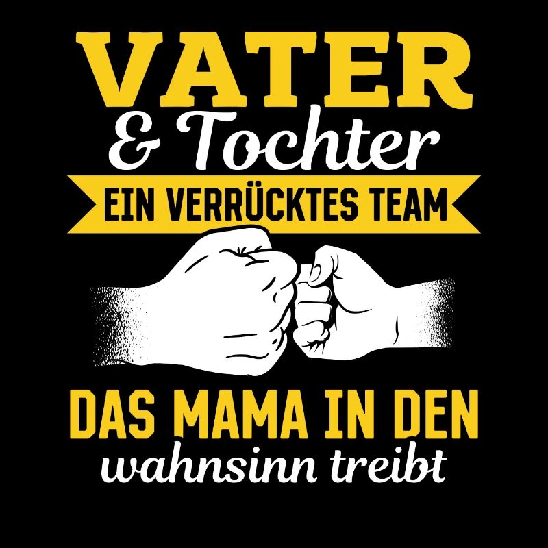 Vater & Tochter ein Verrücktes Team Partnerlook