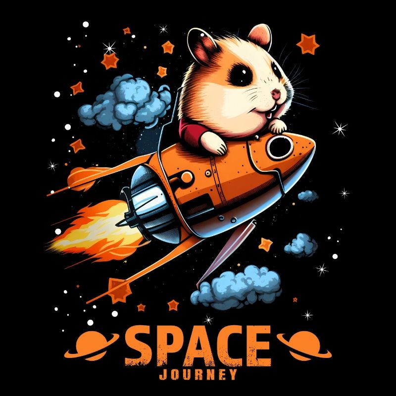 Space Hamster Hamster Lovers Space Design