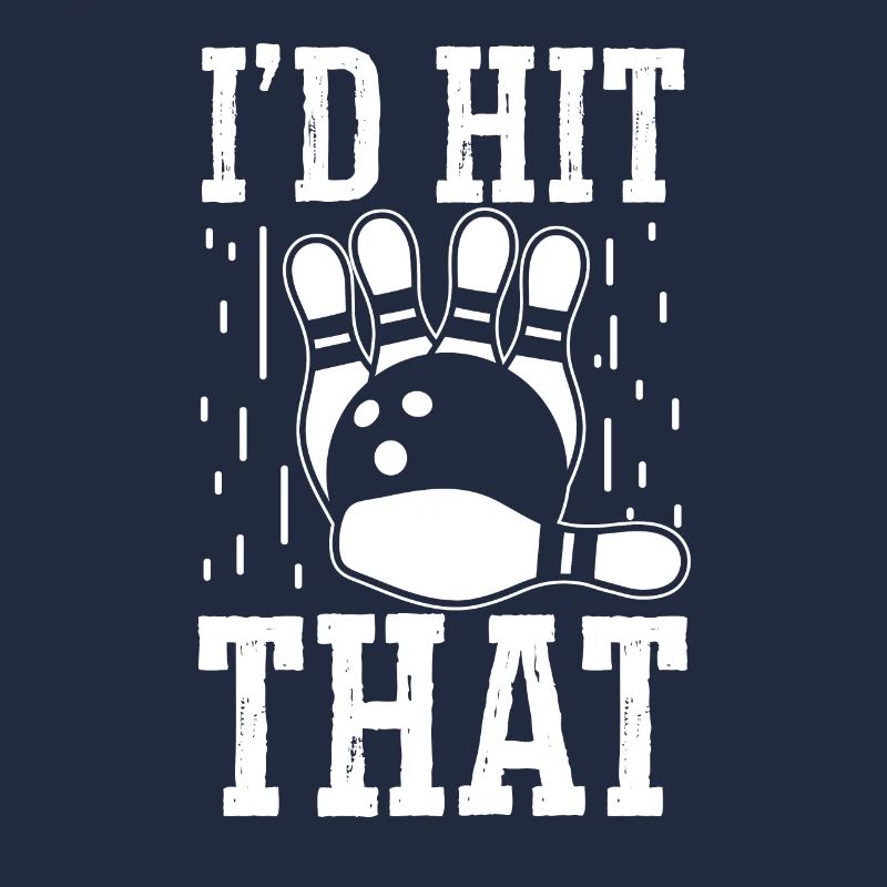 J’avais frappé ce design de bowling