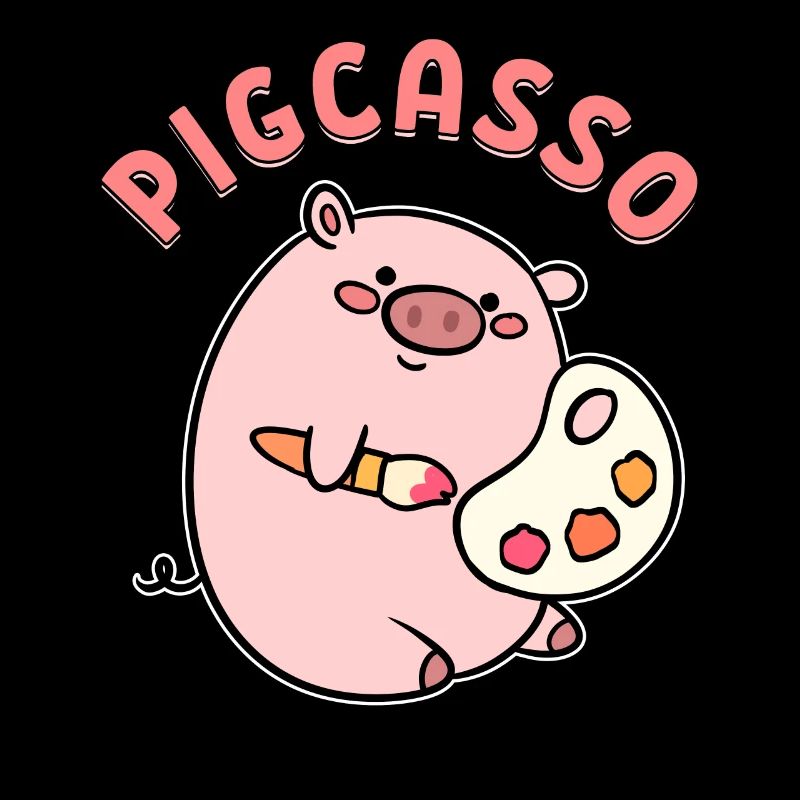 Artist's pig of visual artists