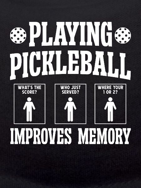 Playing Pickleball improves memory