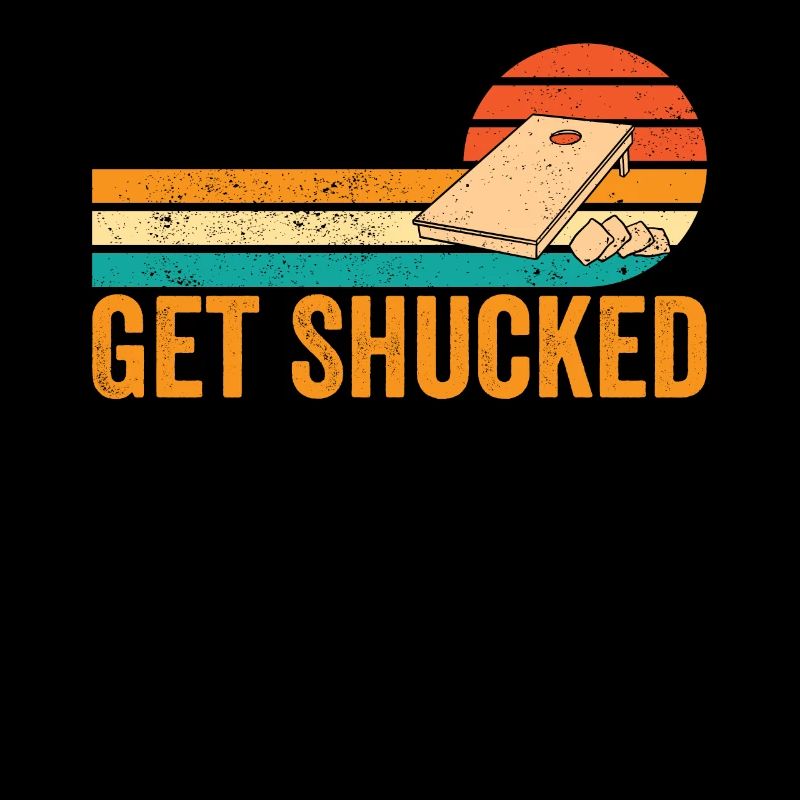 Funny Cornhole Corn Hole Retro