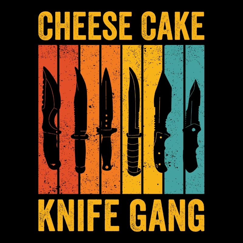 Funny knife collector retro