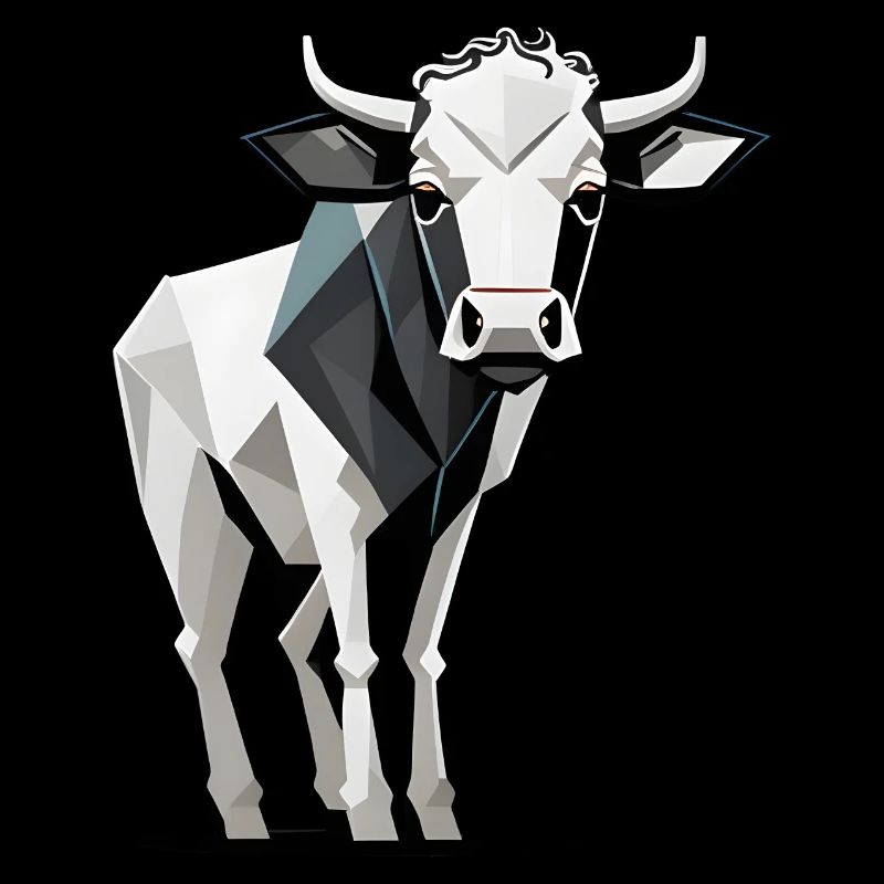 Minimalistic Cow