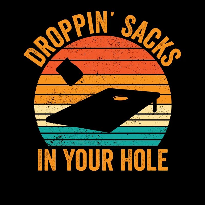 Lustiges Cornhole Corn Hole Retro