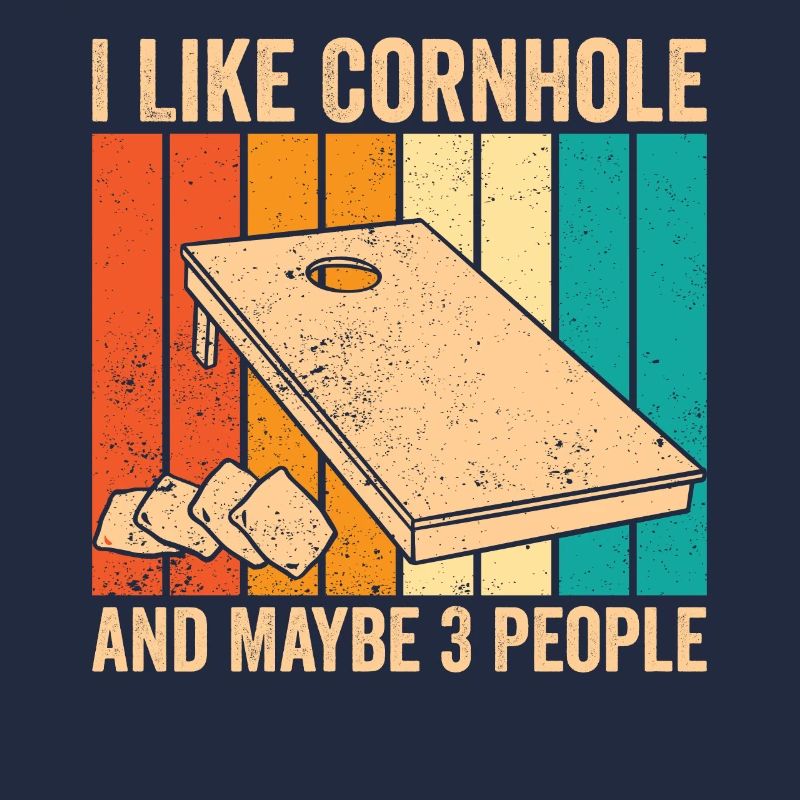 Funny Cornhole Retro