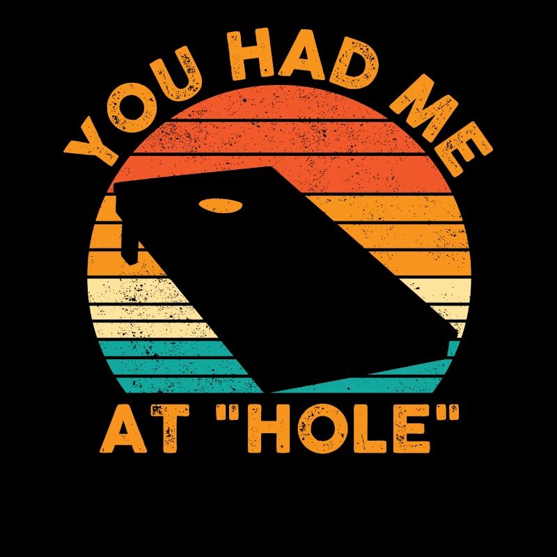 Funny Cornhole Corn Hole Retro