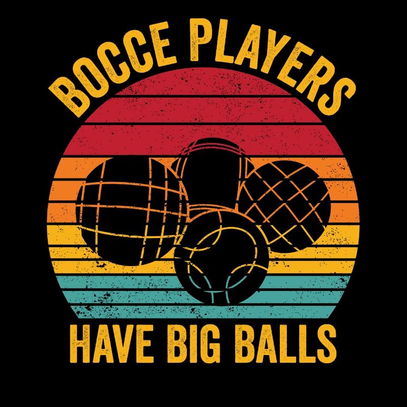 Funny Boccia Ball Retro