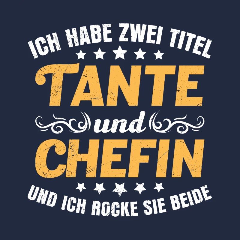 Tante und Chefin Ehefrau Muttertag Tanten