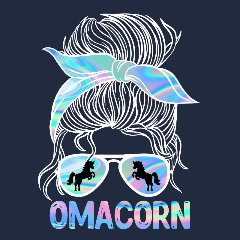 Omacorn Großmutter Muttertag Einhorn Fans