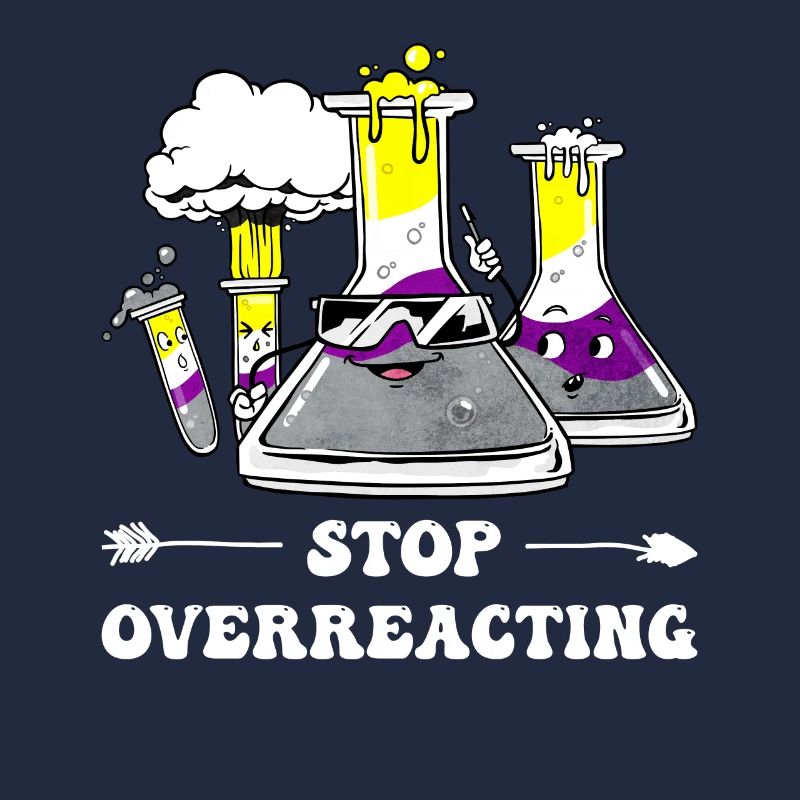 Professeur de chimie Non-Binary Pride Flag