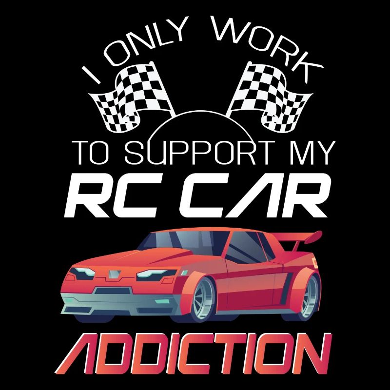 RC Auto Hobby Spruch Ferngestuertes Auto