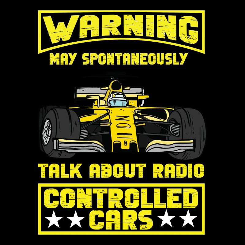 RC Auto Hobby Spruch Ferngestuertes Auto