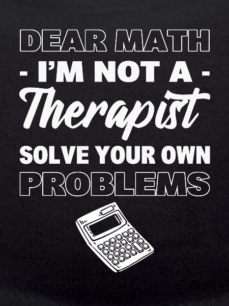 Funny math saying
