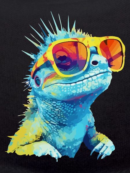 Zou the spectacled lizard