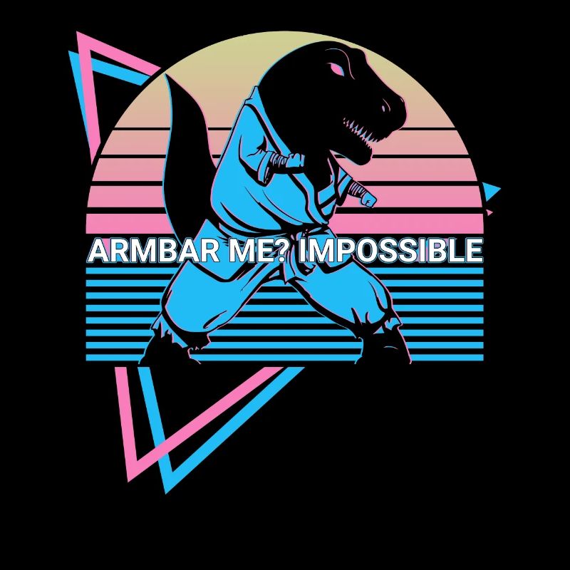 Lustiges Jiu Jitsu BJJ Retro