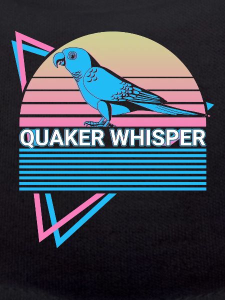 Quaker Whisperer Parrot Retro