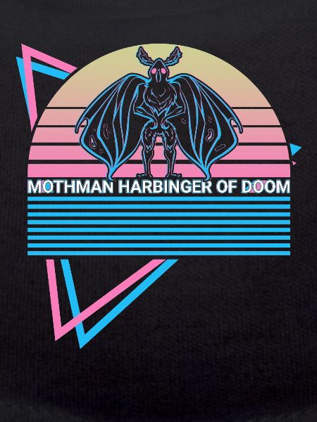 Mothman Cryptid Retro