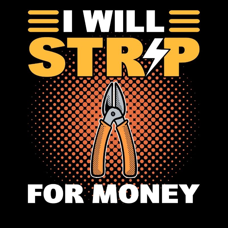 I Will Strip For Money Lineman
