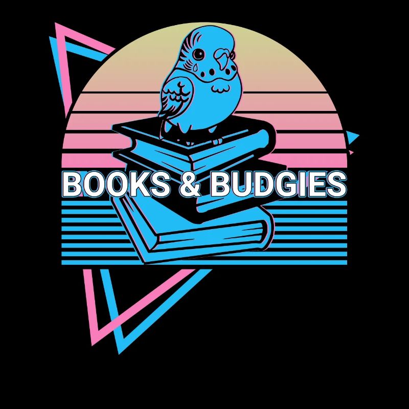 Budgie Parakeet Retro