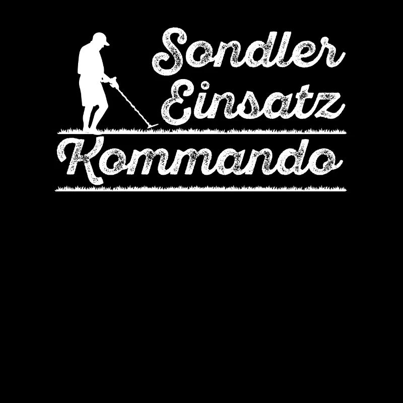 Sondler Einsatz Kommando Sondengänger mit Detektor