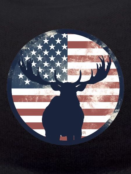American Flag Moose