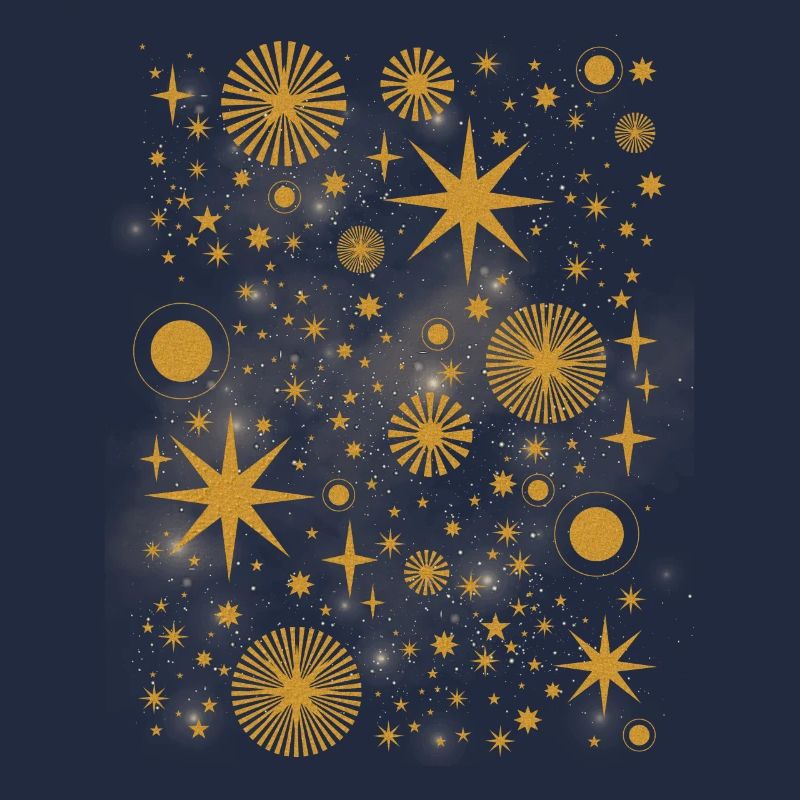 Witchy Aesthetic Celestial Vintage Crescent Moon Sun