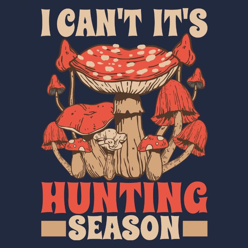Chasseur de champignons chasse aux champignons