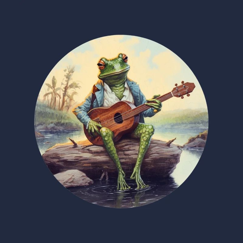 Frog joue du banjo