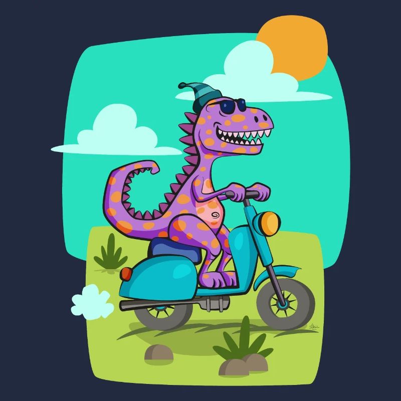 Dino Scooter Cool