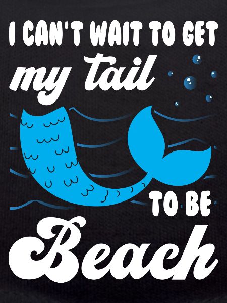 Mermaid Tail dans la plage