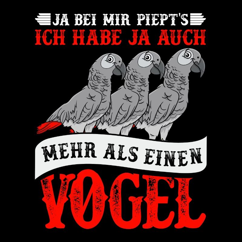 Grau Papagei Bei mir piept´s African Grey