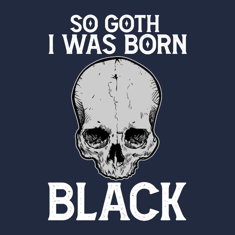 Drôle de crâne gothique