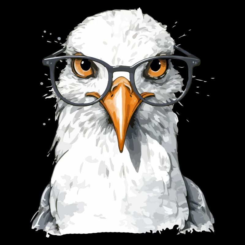 Mina the spectacled seagull
