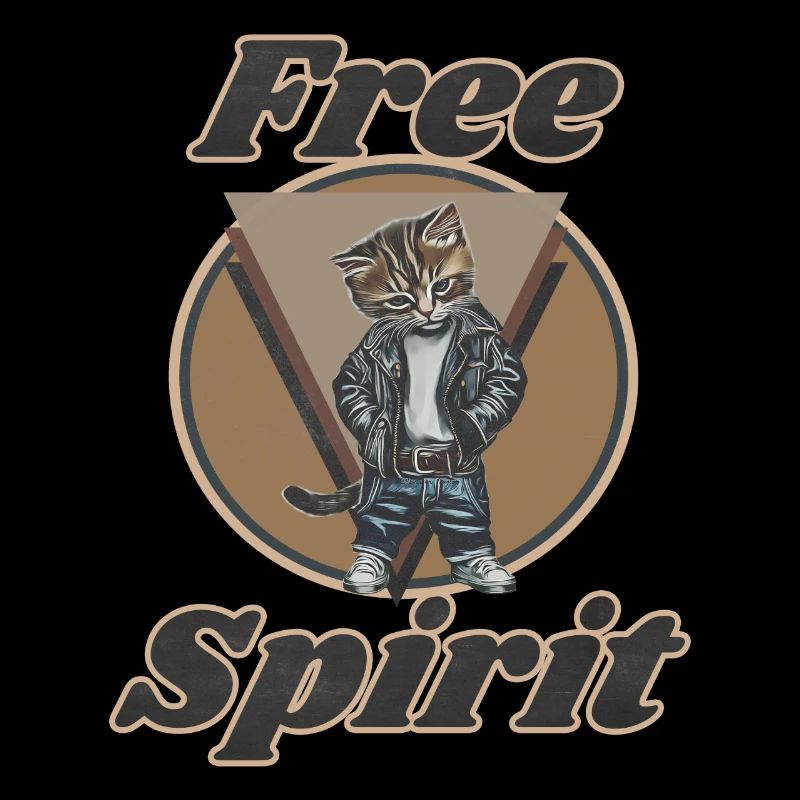 libre: Comme un chat.