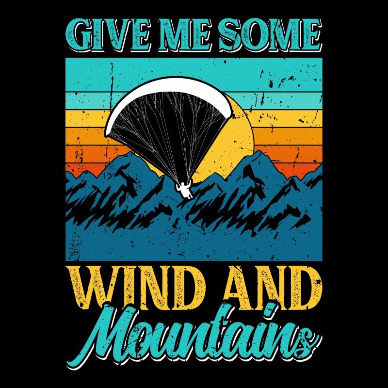 Thermal Paragliding Flight Give me Wind and Mountains