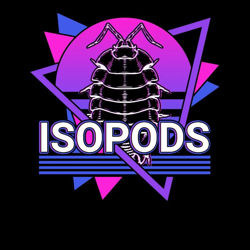 Isopodes Retro Vaporwave Isopode