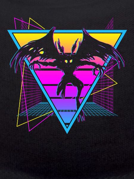 Mothman Crypto Cryptozoology Retro