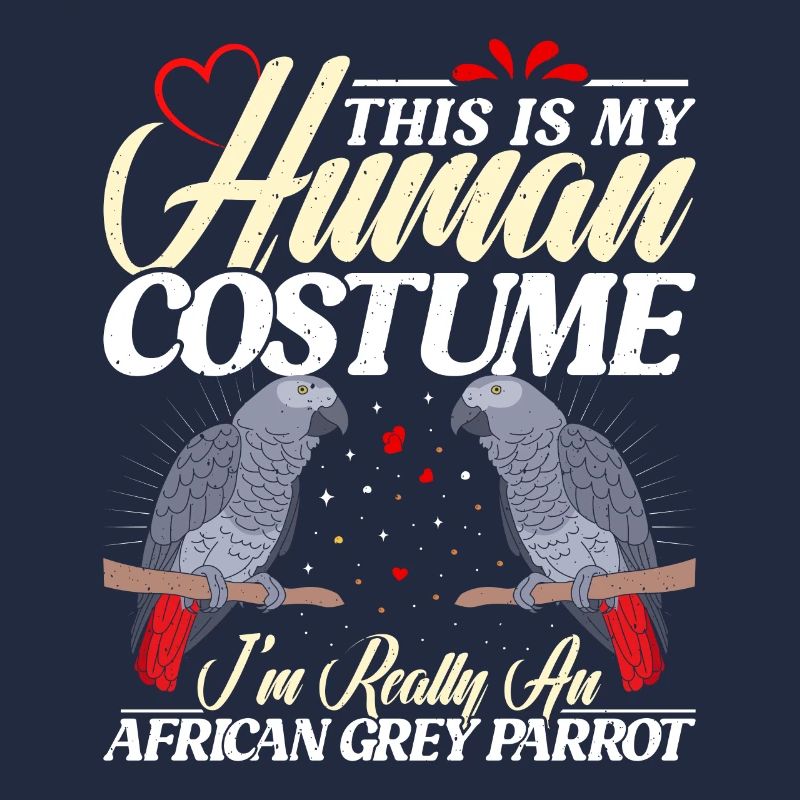 Grey Parrot This is my Human Costume Parrot