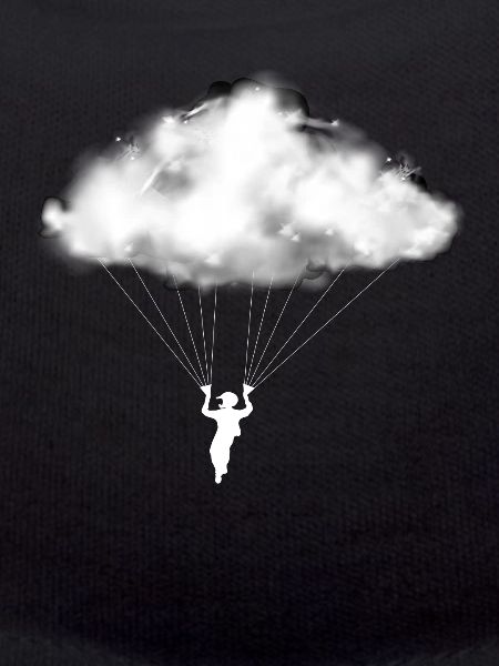 Paraglider Cloud Paraglider Mountains