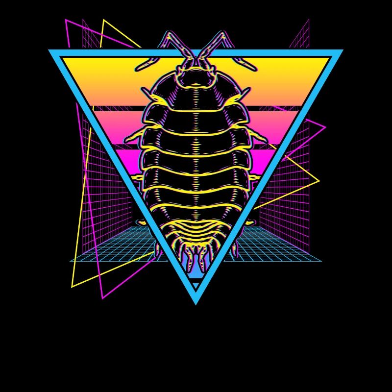 Isopodes Retro Vaporwave