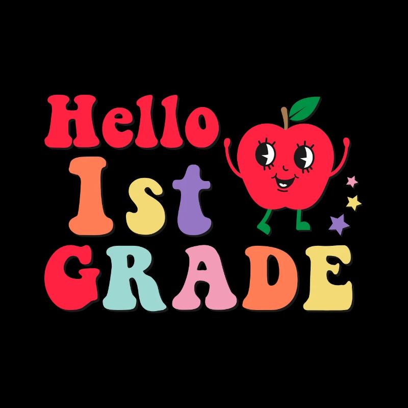 Hello 1st Grade Back To School First Day